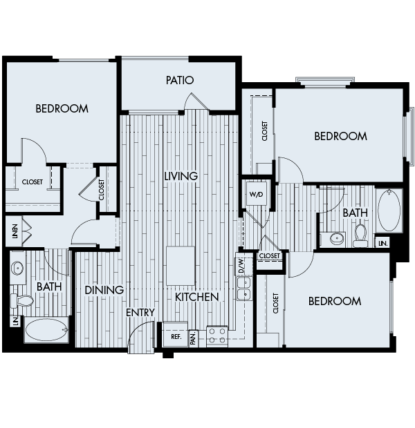 Plan 3A B-113 B-113 floor plan